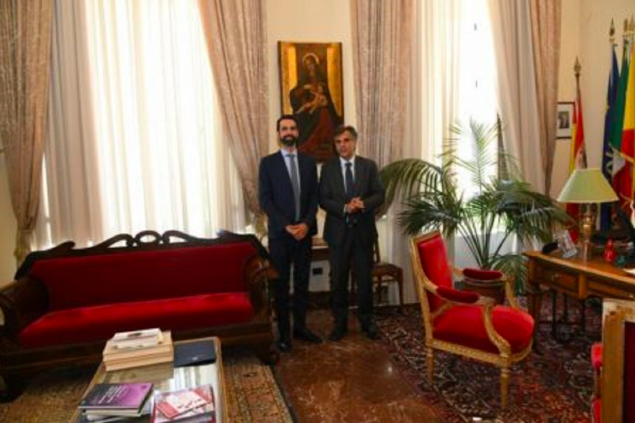 Messina: il Sindaco Basile in visita dal Rettore Cuzzocrea