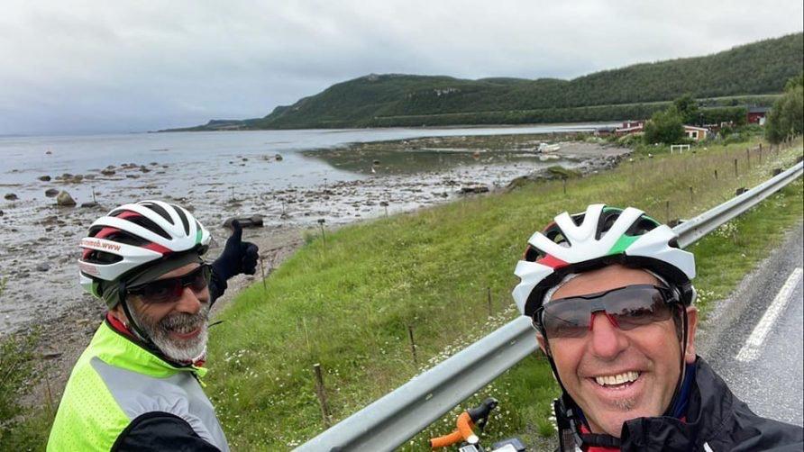 Spadafora, impresa di Romano e Lo Bue in bici per 7mila km fino a “Capo Nord” a difesa del clima